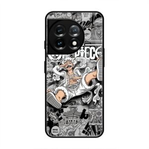 One Piece Manga Collage Glass Case for OnePlus 11