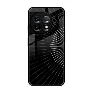 Lines Illusion Glass Case for OnePlus 11