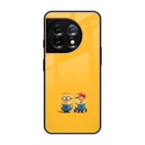 Minions Love Glass Case for OnePlus 11