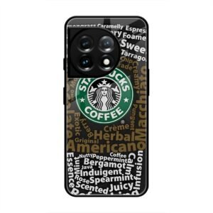 Starbucks Coffee Name Glass Case for OnePlus 11