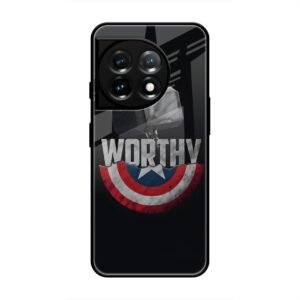 Thor and Caption America Glass Case for OnePlus 11