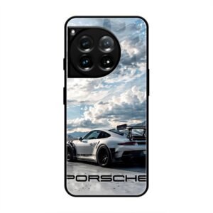 Porsche Under the Clouds Glass Case for OnePlus 12