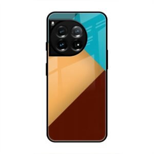 Abstract Color Glass Case for OnePlus 12