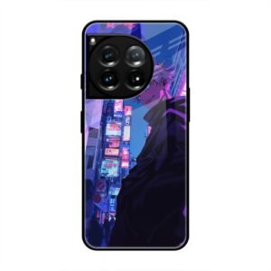 Neon City Streets Glass Case for OnePlus 12