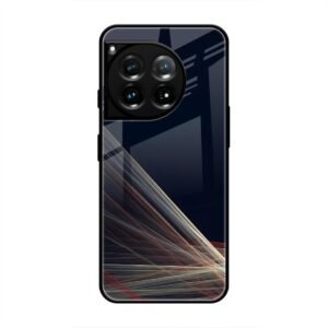 Waves Printed Glass Case for OnePlus 12