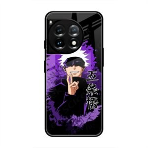Gojo Satoru - The Honored One Glass Case for OnePlus 12R