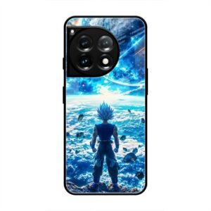 Cosmic Warrior's Resolve Glass Case for OnePlus 12R