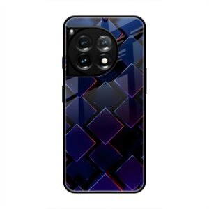 3D Square Glass Case for OnePlus 12R