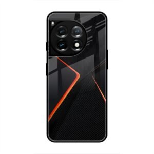Abstract Line Glass Case for OnePlus 12R