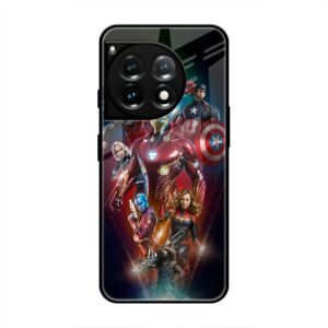 All avengers Glass Case for OnePlus 12R