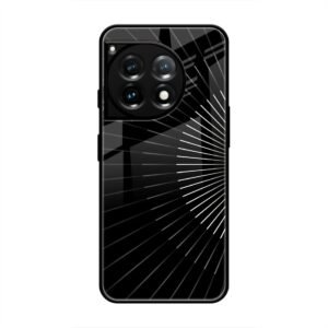 Lines Illusion Glass Case for OnePlus 12R