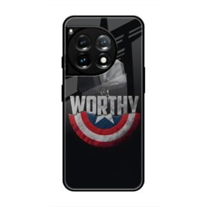 Thor and Caption America Glass Case for OnePlus 12R