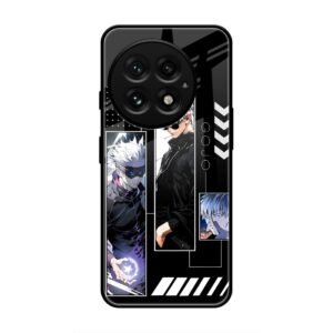 Gojo Satoru Character Montage Glass Case for OnePlus 13