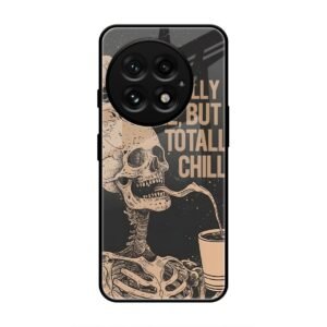 Skeleton Chill Glass Case for OnePlus 13