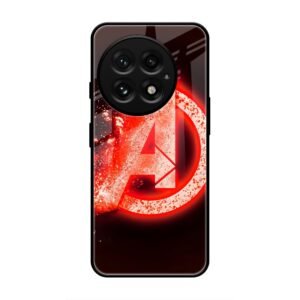 Avengers Logo Glass Case for OnePlus 13