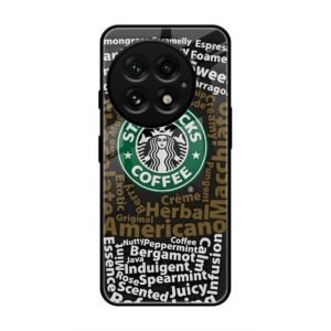 Starbucks Coffee Name Glass Case for OnePlus 13