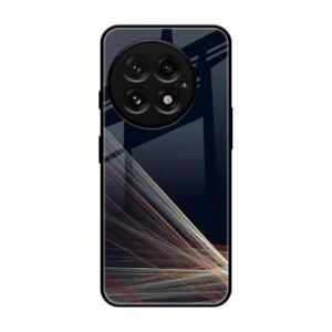 Waves Printed Glass Case for OnePlus 13
