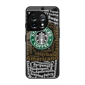Starbucks Coffee Name Glass Case for OnePlus 13R