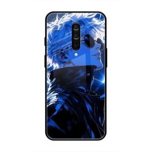 Neon Halo Warrior Glass Case for OnePlus 8