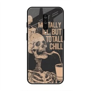 Skeleton Chill Glass Case for OnePlus 8