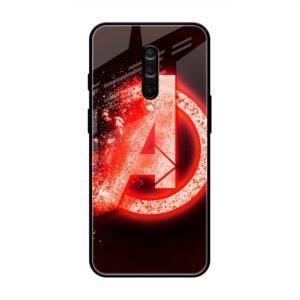 Avengers Logo Glass Case for OnePlus 8
