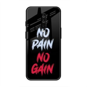 No Pain no Gain Glass Case for OnePlus 8