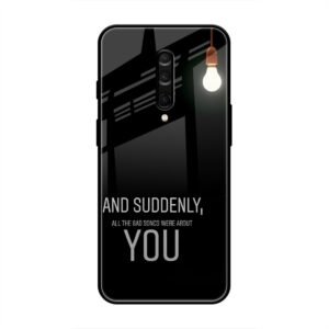 Quotes Glass Case for OnePlus 8