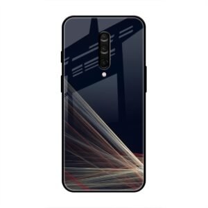 Waves Printed Glass Case for OnePlus 8