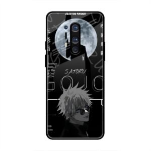 Satoru Gojo - The Honored One Glass Case for OnePlus 8 Pro