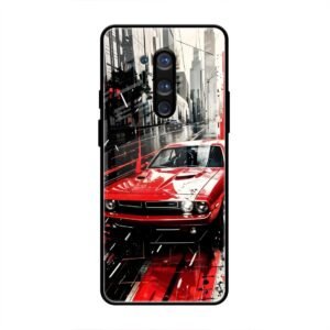 Midnight Cruiser Glass Case for OnePlus 8 Pro