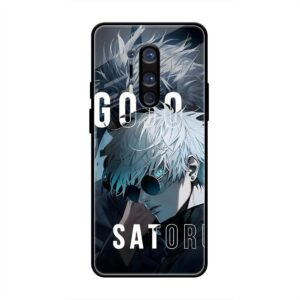 Gojo Satoru Anime Art Glass Case for OnePlus 8 Pro