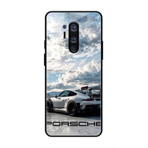 Porsche Under the Clouds Glass Case for OnePlus 8 Pro