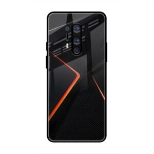 Abstract Line Glass Case for OnePlus 8 Pro
