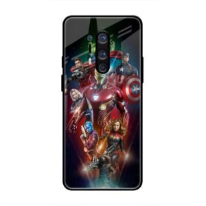 All avengers Glass Case for OnePlus 8 Pro