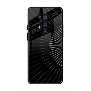 Lines Illusion Glass Case for OnePlus 8 Pro