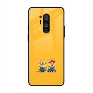 Minions Love Glass Case for OnePlus 8 Pro