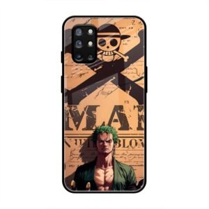 Pirate Hunter Zoro Wanted Poster Glass Case for OnePlus 8t