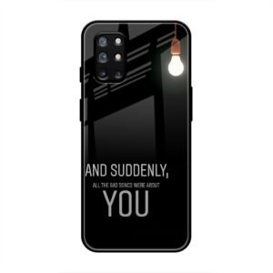 Quotes Glass Case for OnePlus 8t