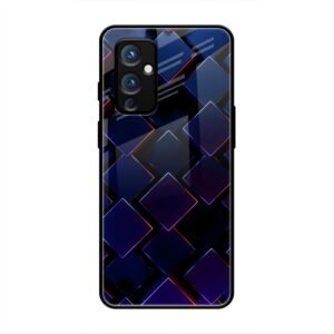 3D Square Glass Case for OnePlus 9