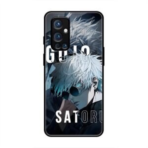 Gojo Satoru Anime Art Glass Case for OnePlus 9 Pro