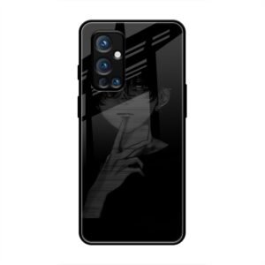 A boy Thinking Glass Case for OnePlus 9 Pro