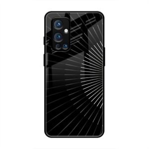 Lines Illusion Glass Case for OnePlus 9 Pro