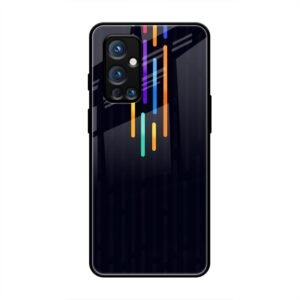 Neon Light Glass Case for OnePlus 9 Pro