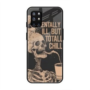 Skeleton Chill Glass Case for OnePlus 9r