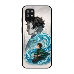 Water Dragon Warrior Glass Case for OnePlus 9r