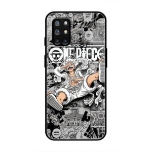 One Piece Manga Collage Glass Case for OnePlus 9r