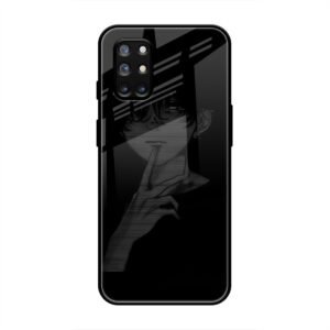 A boy Thinking Glass Case for OnePlus 9r