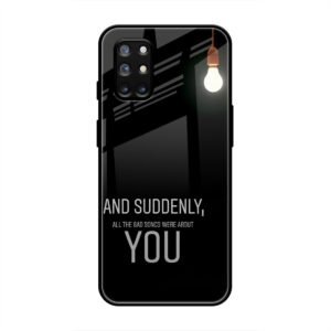 Quotes Glass Case for OnePlus 9r