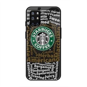 Starbucks Coffee Name Glass Case for OnePlus 9r