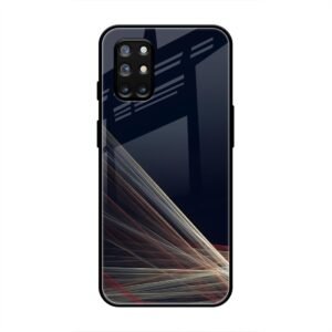 Waves Printed Glass Case for OnePlus 9r
